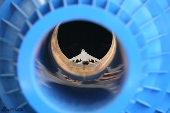 資料圖：我國戰機試驗風洞模型