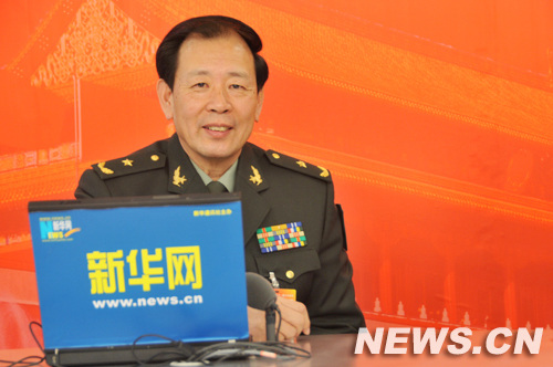 全國(guó)政協(xié)委員、軍事科學(xué)院世界軍事研究部羅援少將。