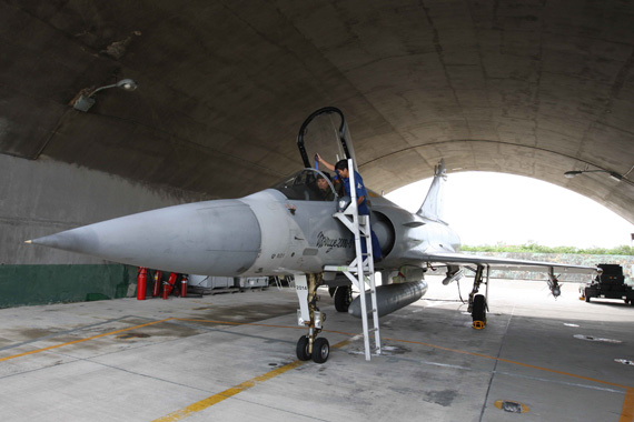 資料圖：臺軍列裝的法國產幻影戰機