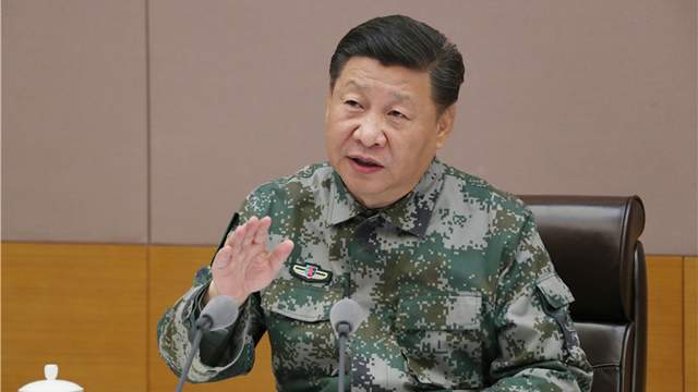 習近平視察軍委聯(lián)合作戰(zhàn)指揮中心