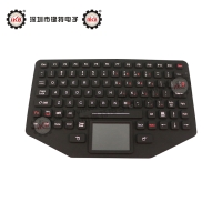 IP67防護(hù)加固耐用嵌入式軍工級(jí)硅膠鍵盤